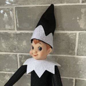 Christmas Cadets Black Elf Doll, Poseable Holiday Elves