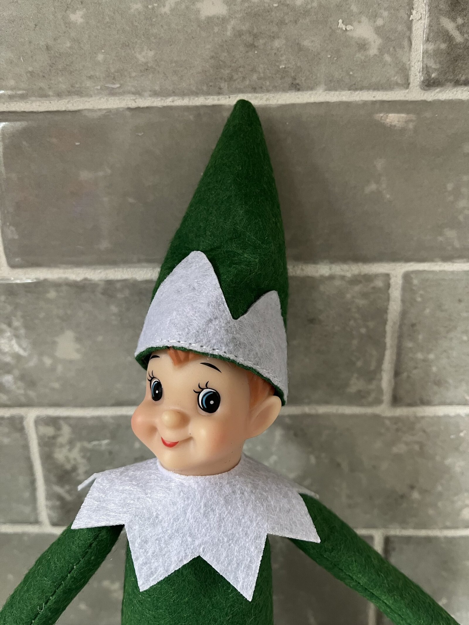 Christmas Cadets Green Elf Doll, Posable Holiday Elves - Image 3