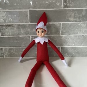Christmas Cadets Red Elf Doll, Posable Holiday Elves